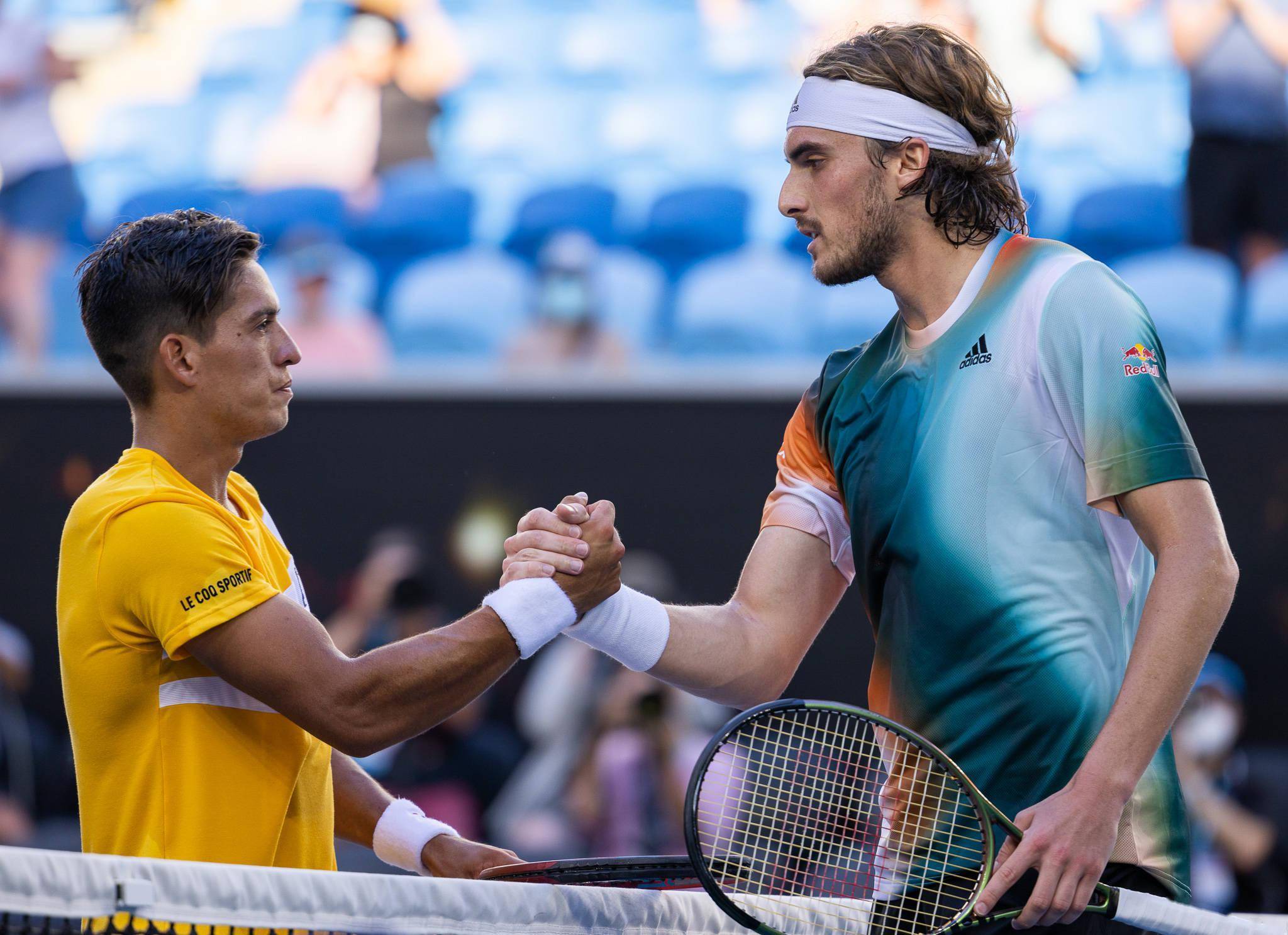 法国网球队力克澳大利亚网球队，西西帕斯制霸全场的简单介绍