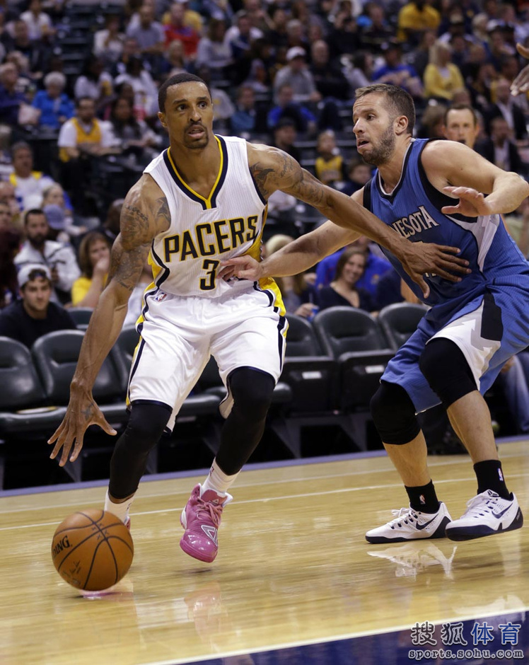 森林狼力克步行者，维金斯发挥出色